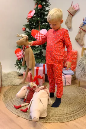 ALMA-PANTS (KIDS) - CANDYCANE RED