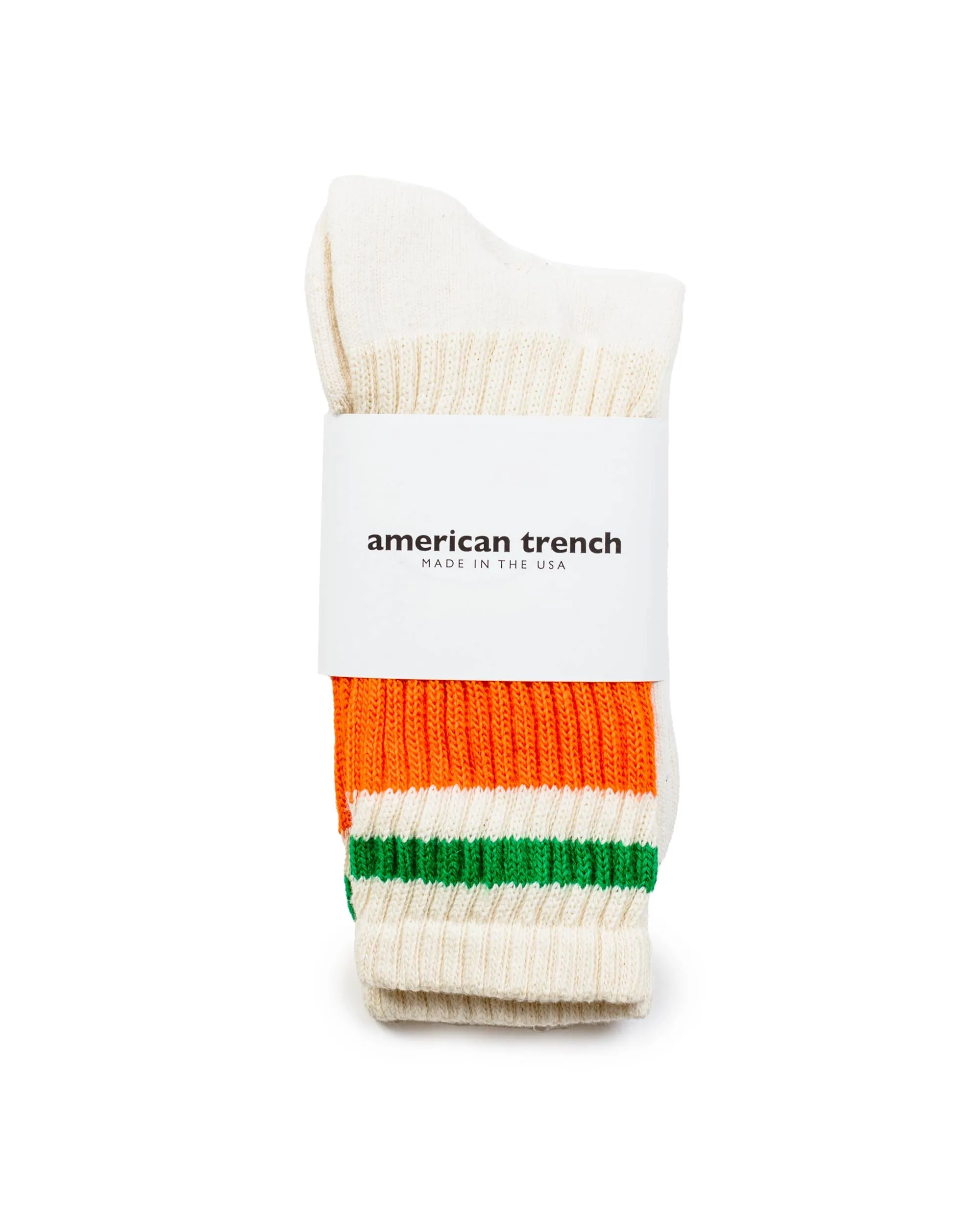 American Trench The Retro Stripe Orange/Kelly Green
