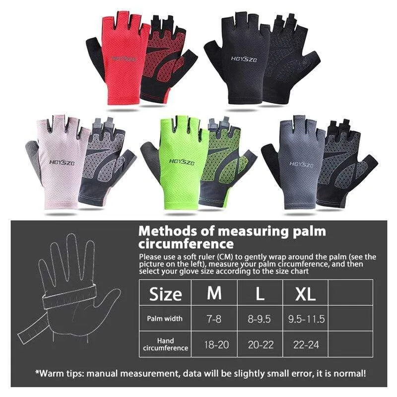 Bike Riding Cycling Gloves Men's Fingerless Gloves For Bicycle Accessories Anti-Slip Women Gloves Motorcycle Driving Gloves