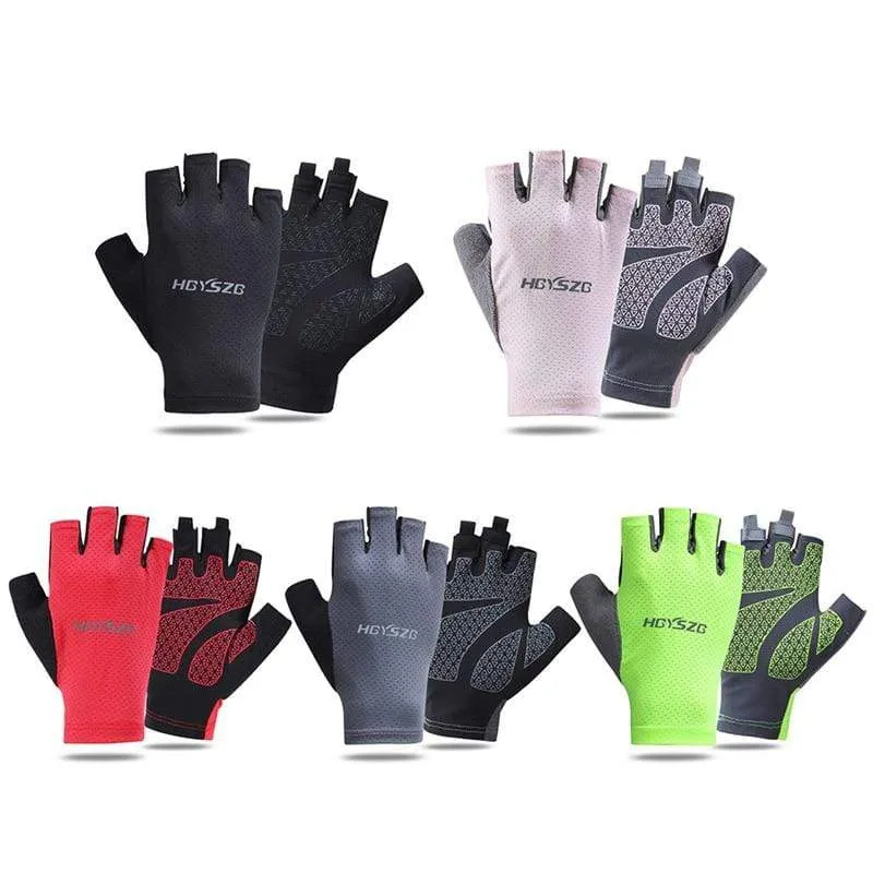 Bike Riding Cycling Gloves Men's Fingerless Gloves For Bicycle Accessories Anti-Slip Women Gloves Motorcycle Driving Gloves