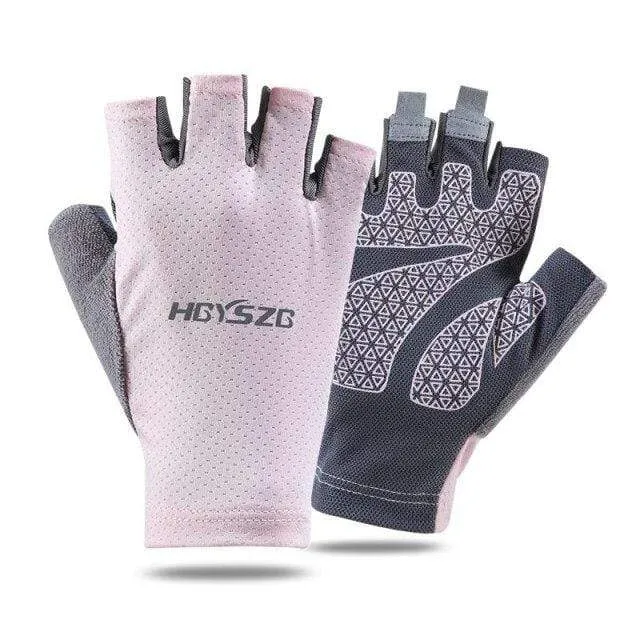 Bike Riding Cycling Gloves Men's Fingerless Gloves For Bicycle Accessories Anti-Slip Women Gloves Motorcycle Driving Gloves