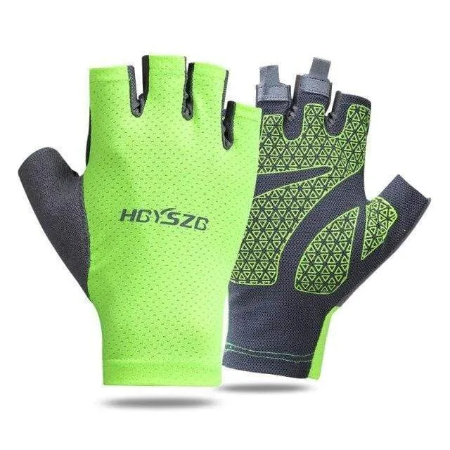 Bike Riding Cycling Gloves Men's Fingerless Gloves For Bicycle Accessories Anti-Slip Women Gloves Motorcycle Driving Gloves