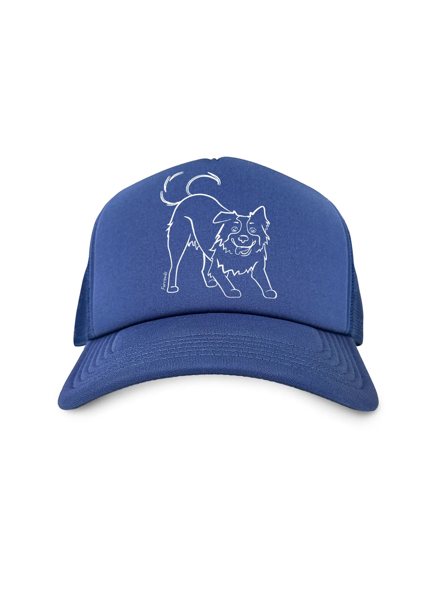 Border Collie Foam Trucker Cap