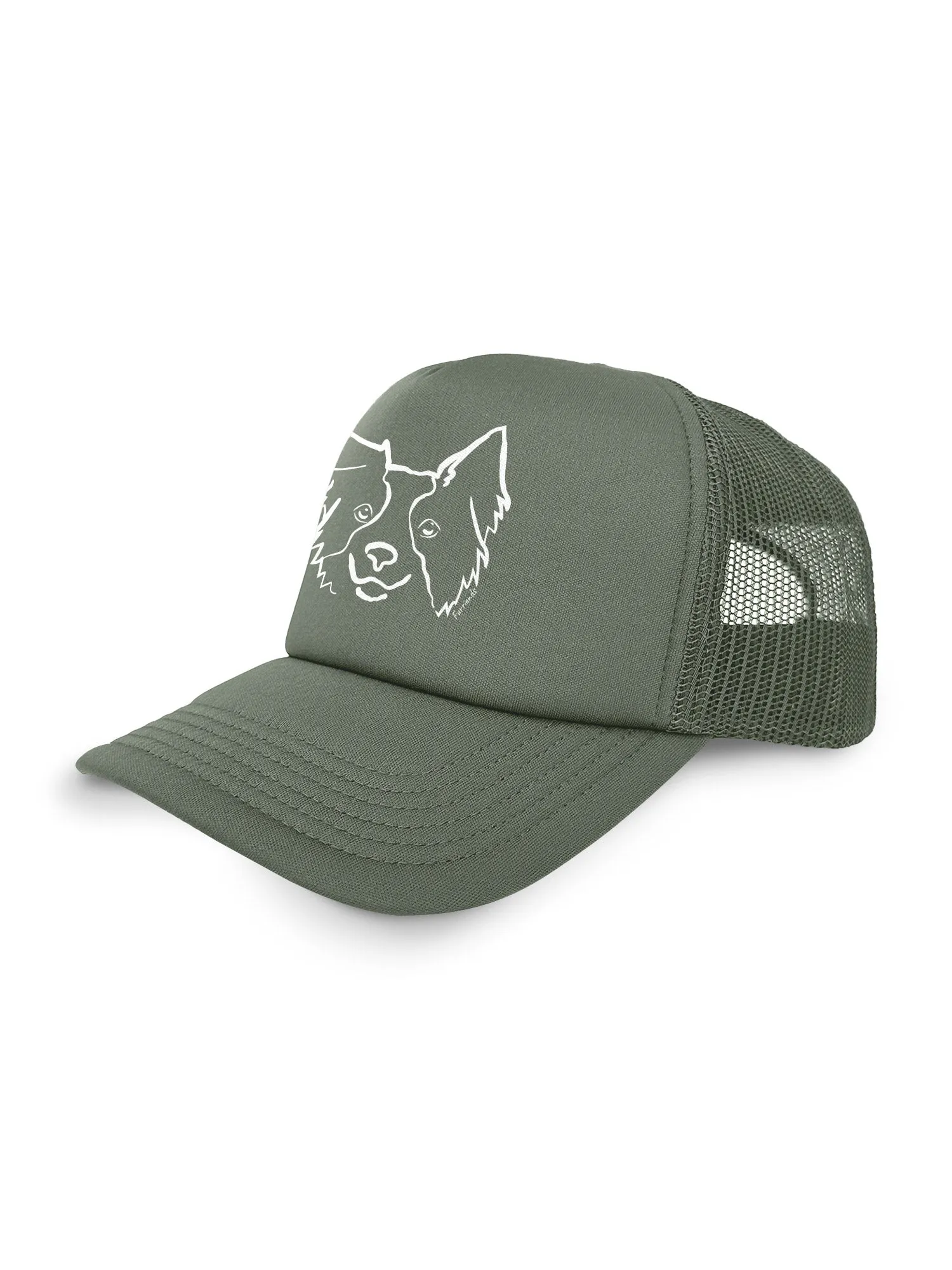 Border Collie Foam Trucker Cap
