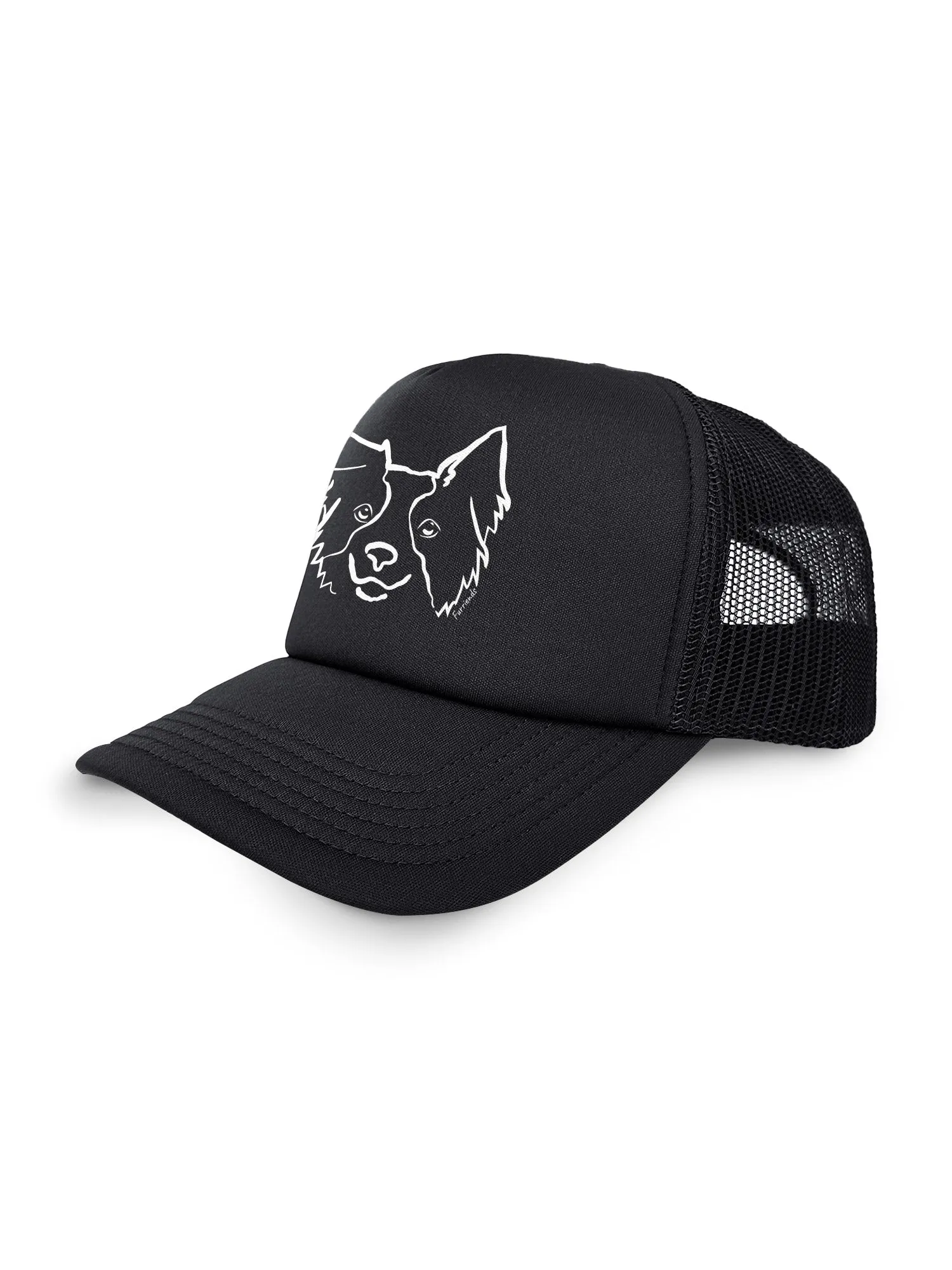 Border Collie Foam Trucker Cap