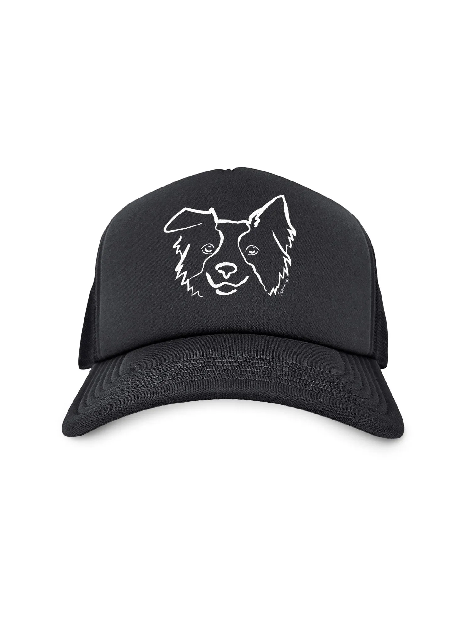 Border Collie Foam Trucker Cap