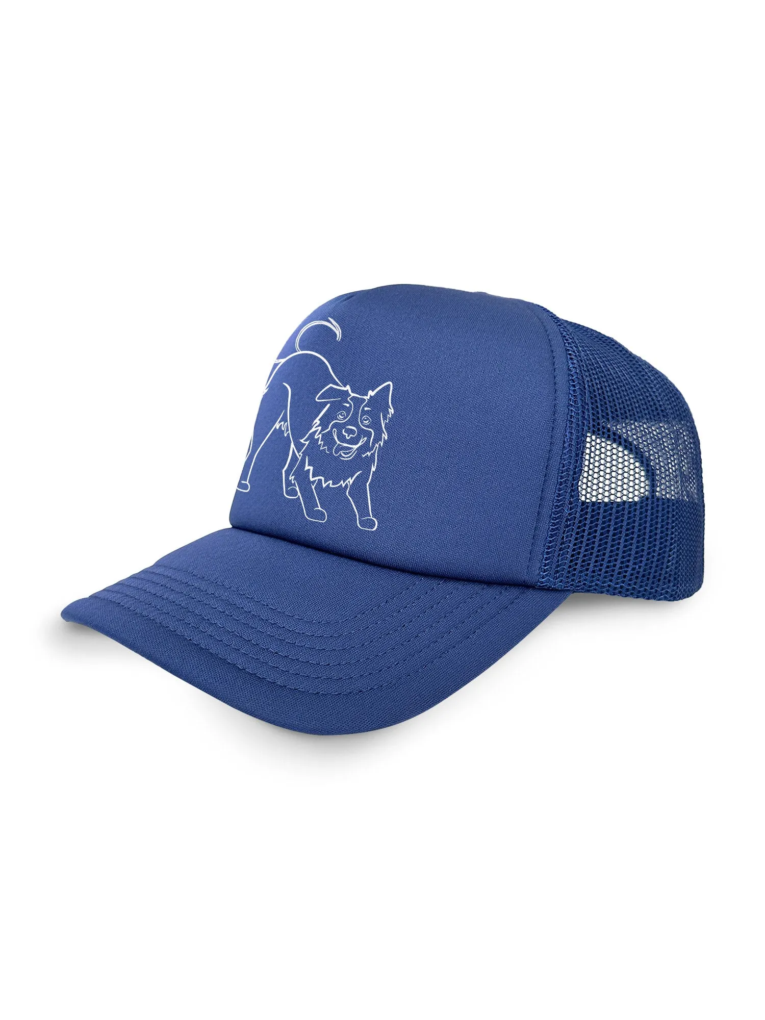 Border Collie Foam Trucker Cap