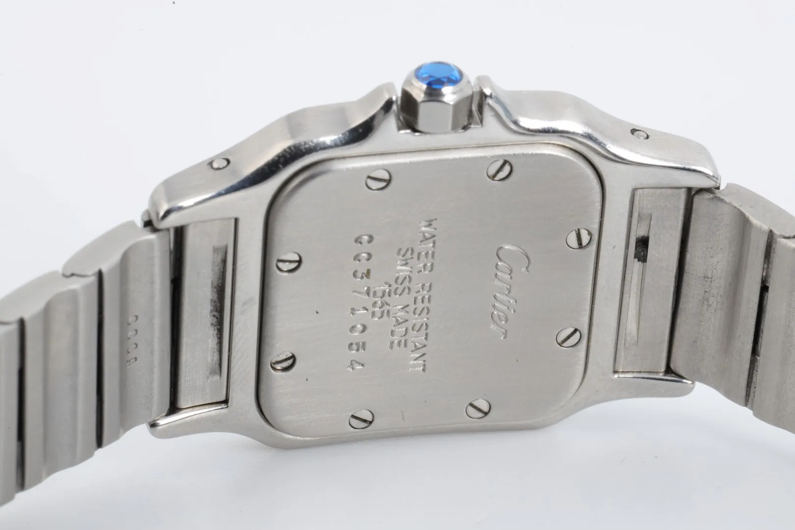 Cartier Santos Galbee 1565 Stainless Steel 24mm Ladies Watch