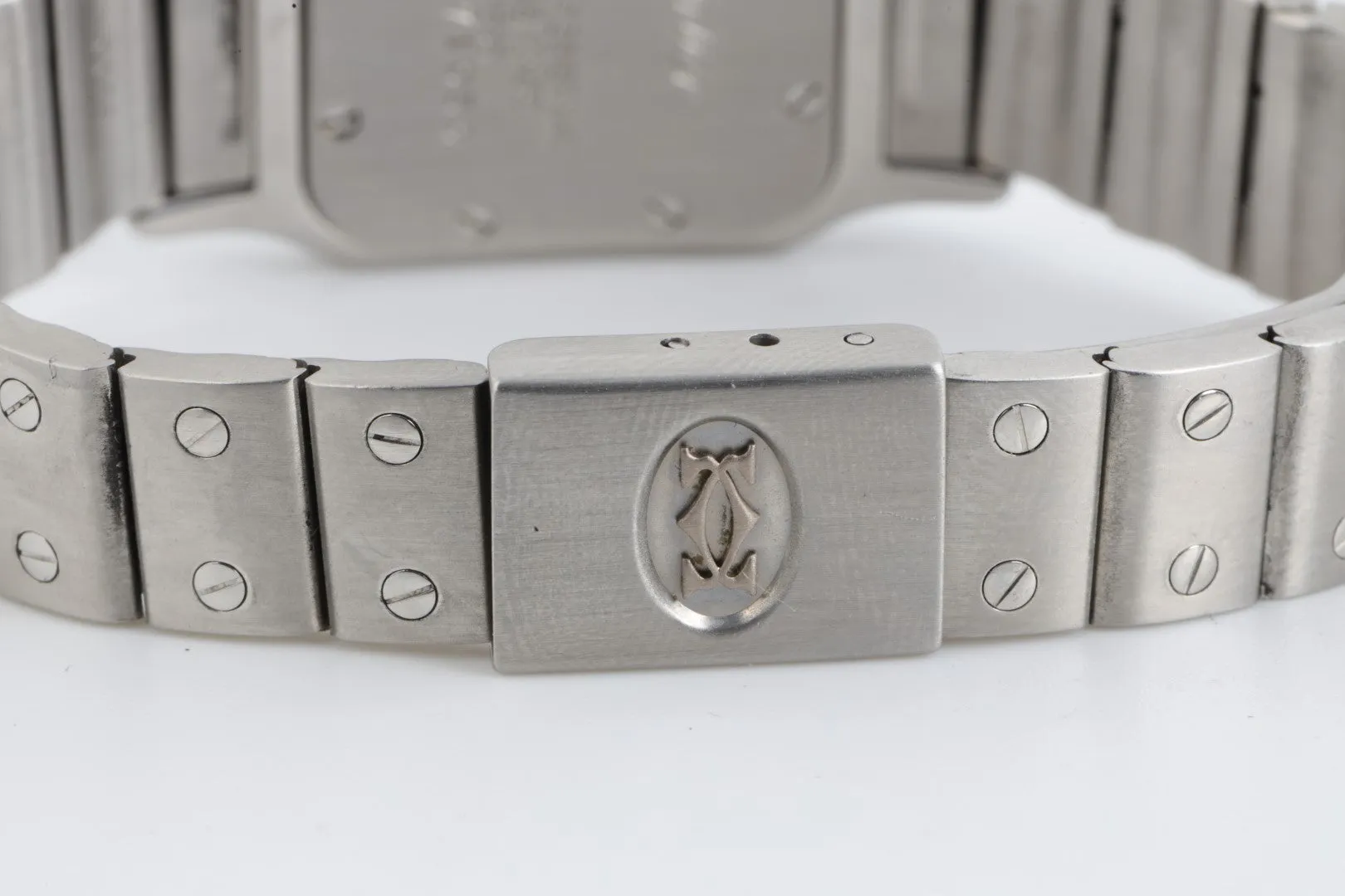 Cartier Santos Galbee 1565 Stainless Steel 24mm Ladies Watch