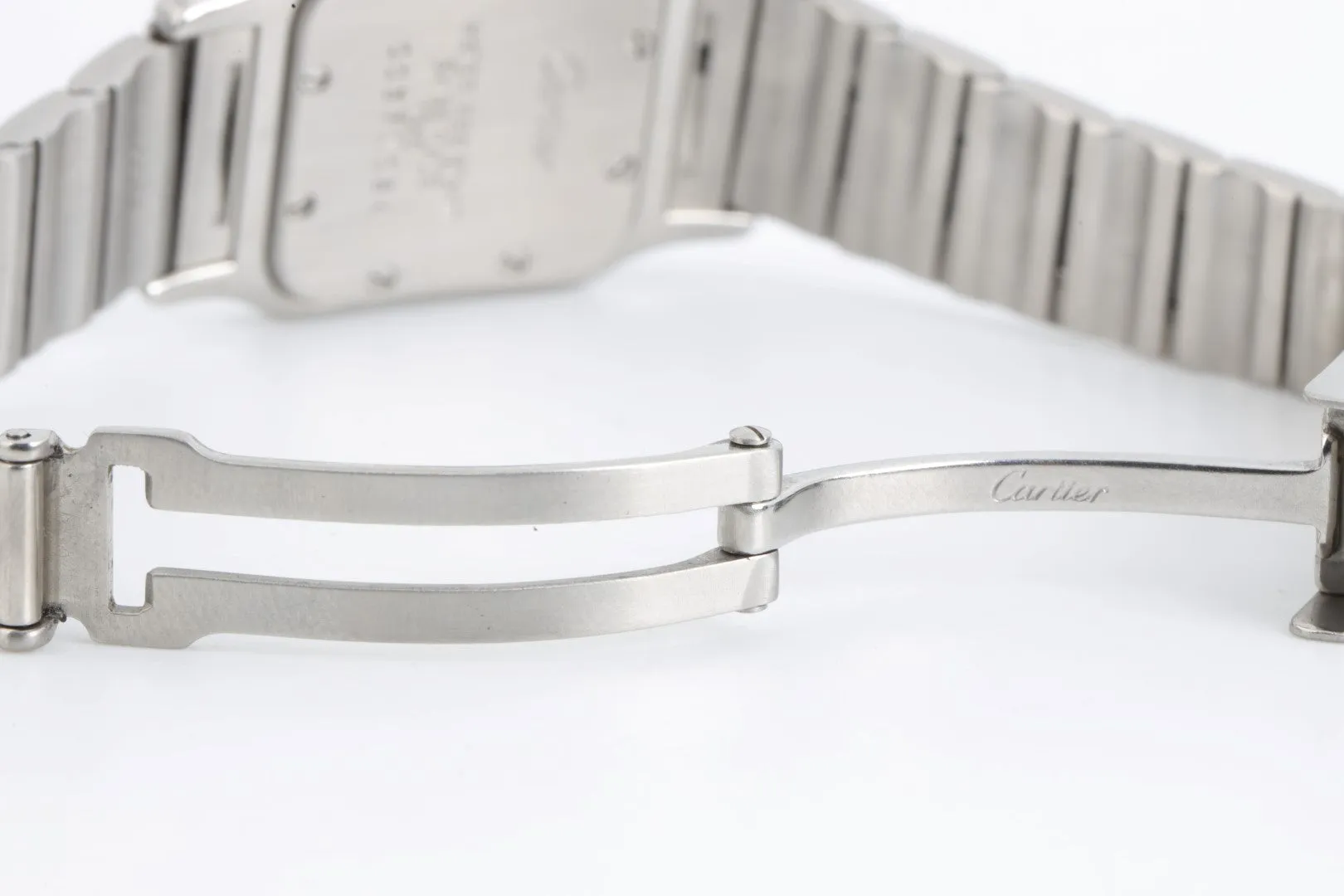 Cartier Santos Galbee 1565 Stainless Steel 24mm Ladies Watch