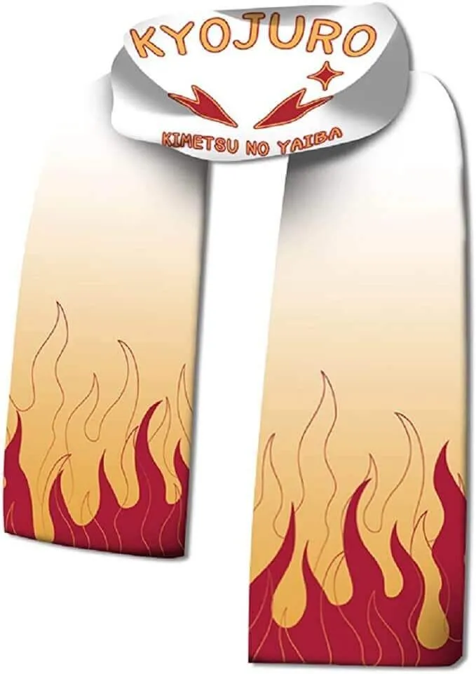 Cosplay Life Anime Demon Slayer Scarfs Rengoku Zenitsu Shinobu Giyu Tanjiro style