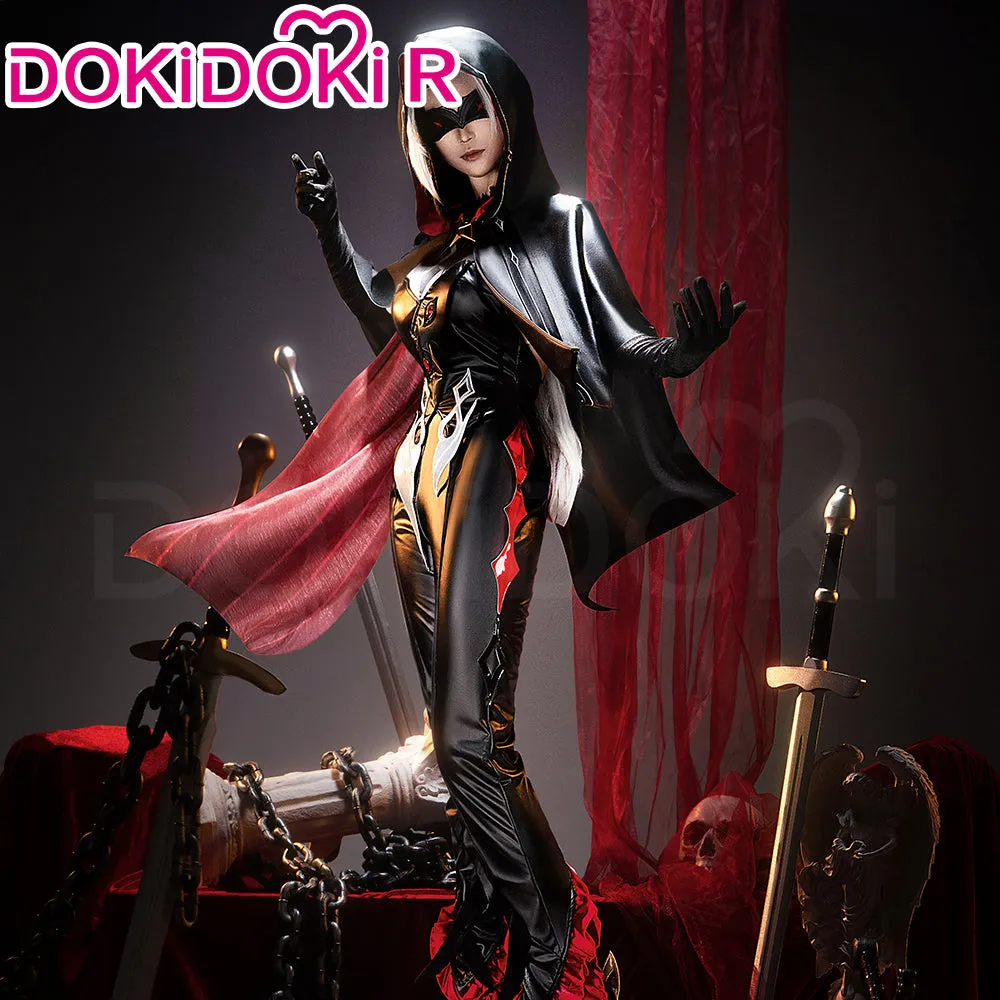 DokiDoki-R Game Genshin Impact Cosplay Arlecchino Assassin  Costume