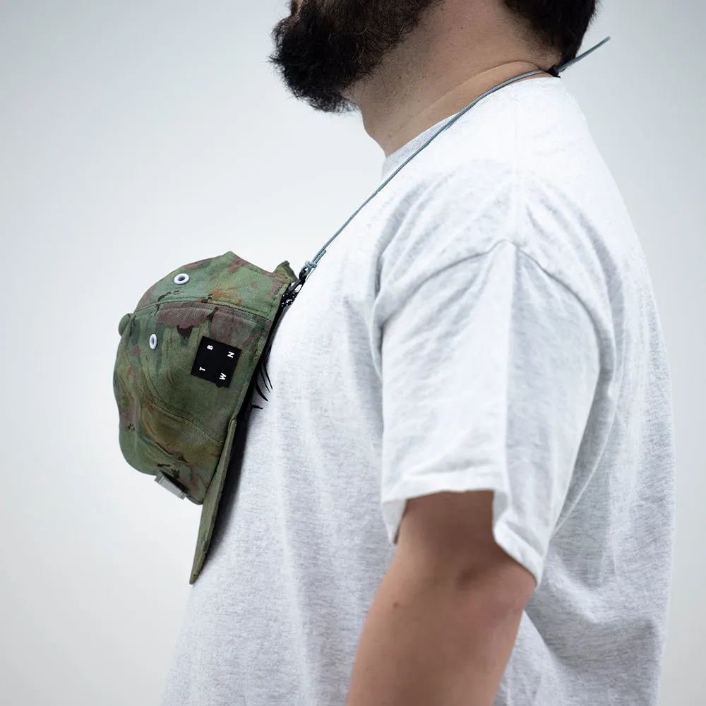 FLOWER CAMO CAP -OLIVE DYED-