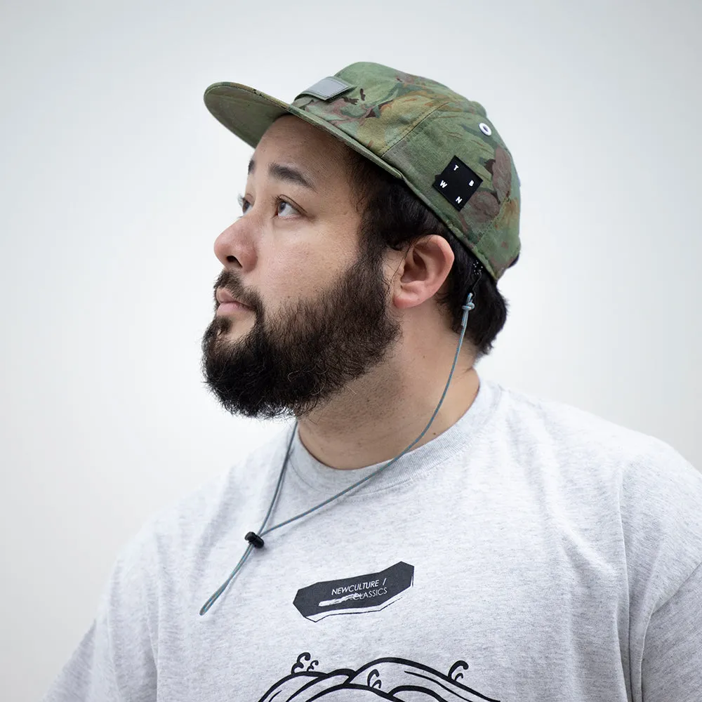 FLOWER CAMO CAP -OLIVE DYED-