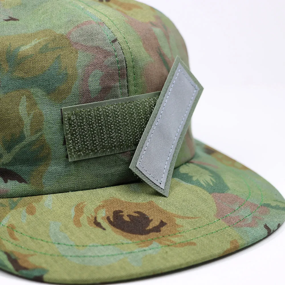 FLOWER CAMO CAP -OLIVE DYED-
