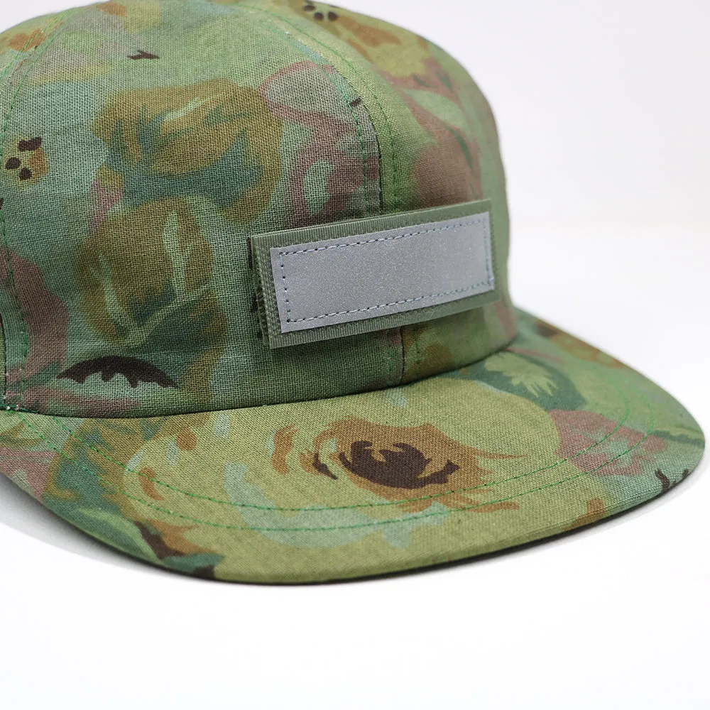 FLOWER CAMO CAP -OLIVE DYED-