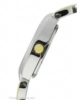 Ladies Bracelet Bulova Dress Watch - Stainless & Gold Tone - White Dial