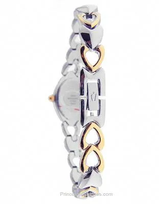 Ladies Bracelet Bulova Dress Watch - Stainless & Gold Tone - White Dial