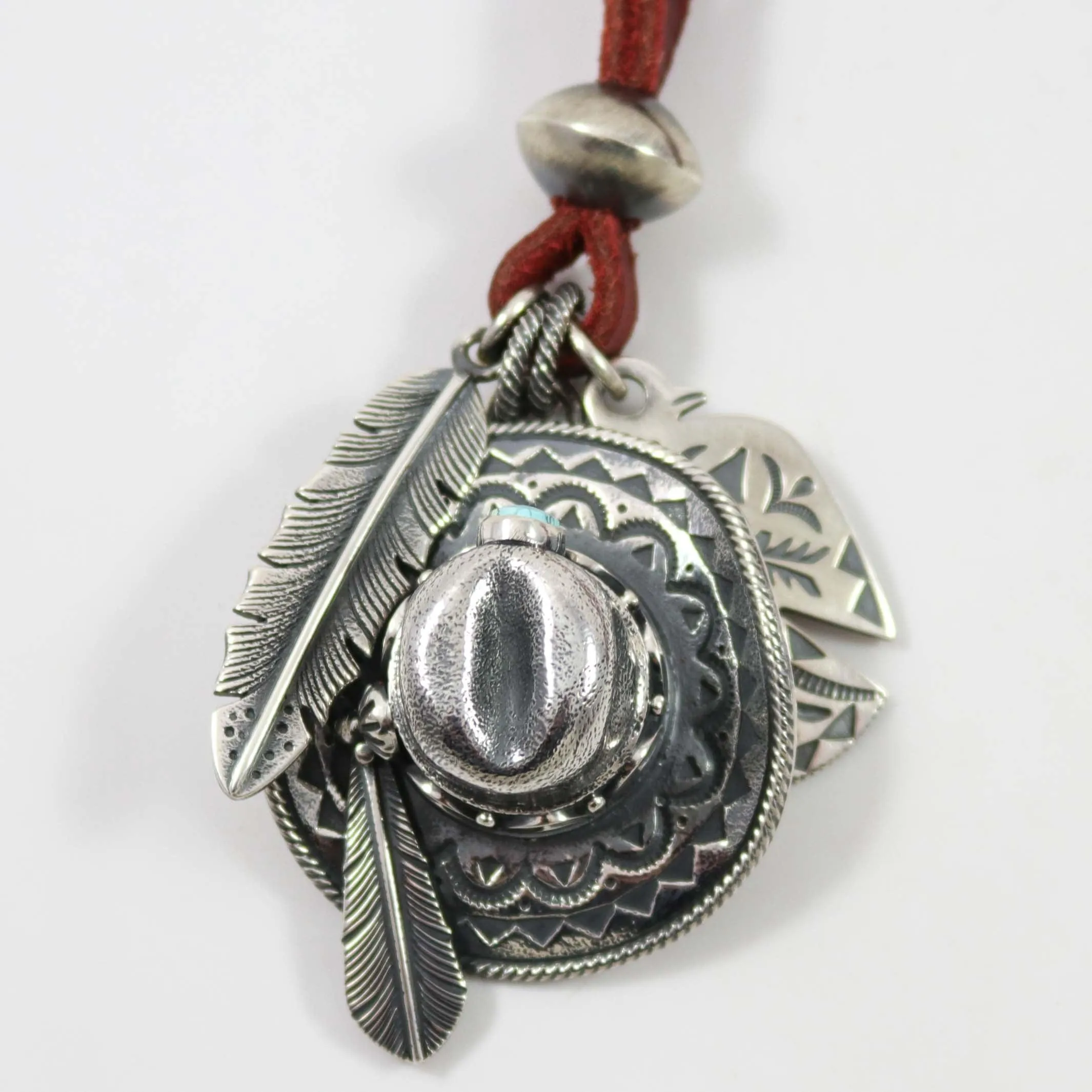 Number Eight Turquoise Pendant