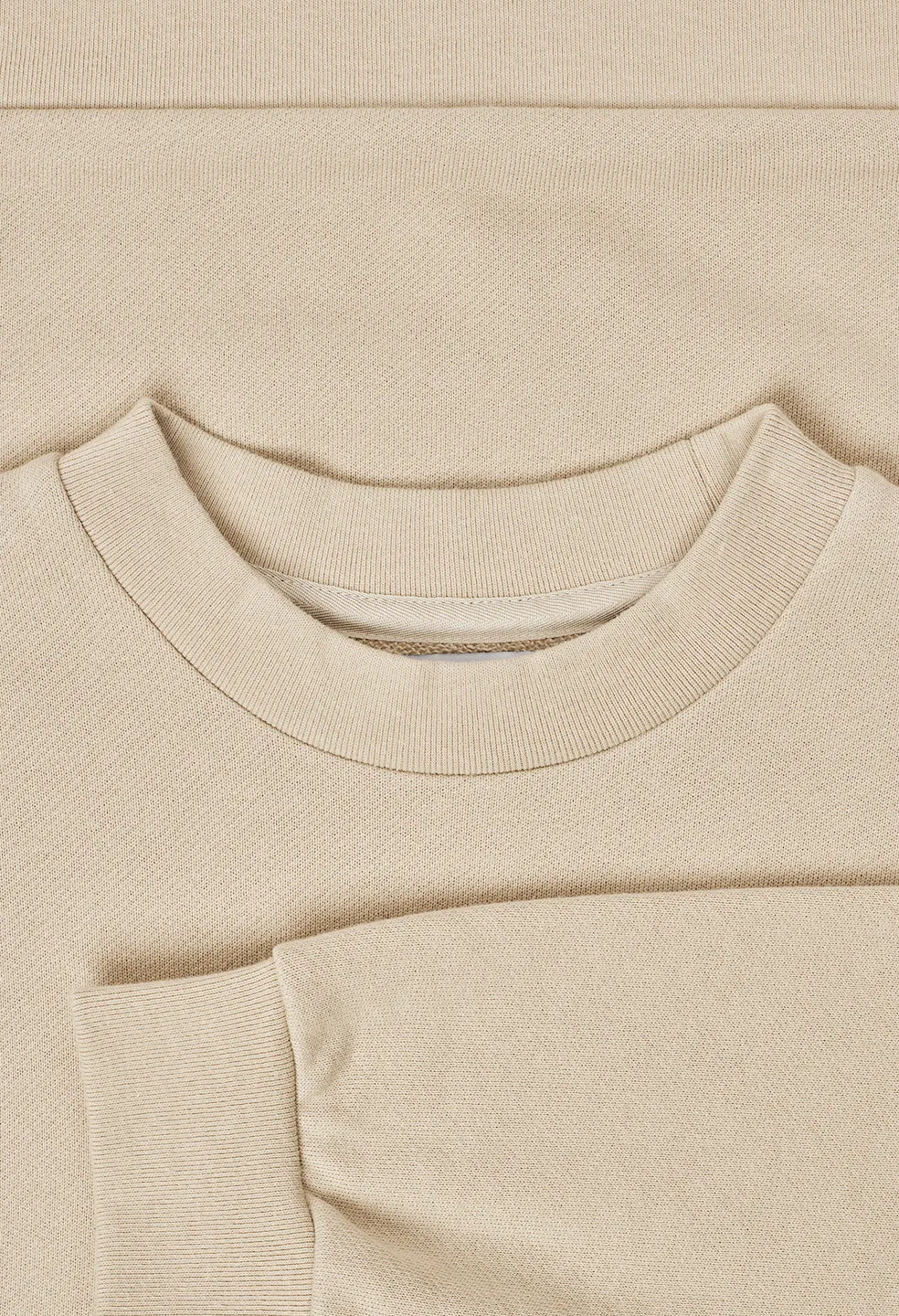 Oversized Crewneck Pullover / Clay