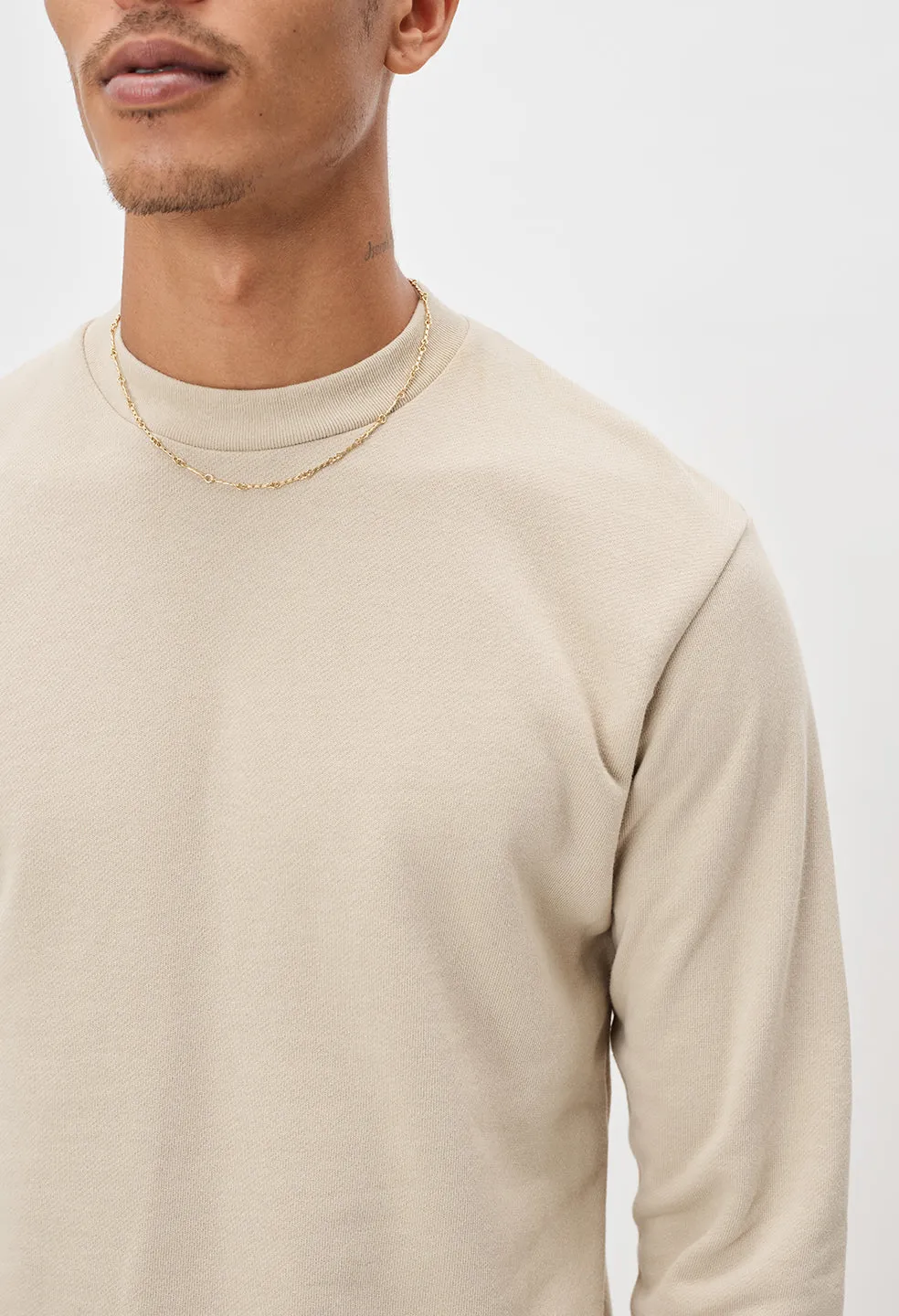 Oversized Crewneck Pullover / Clay