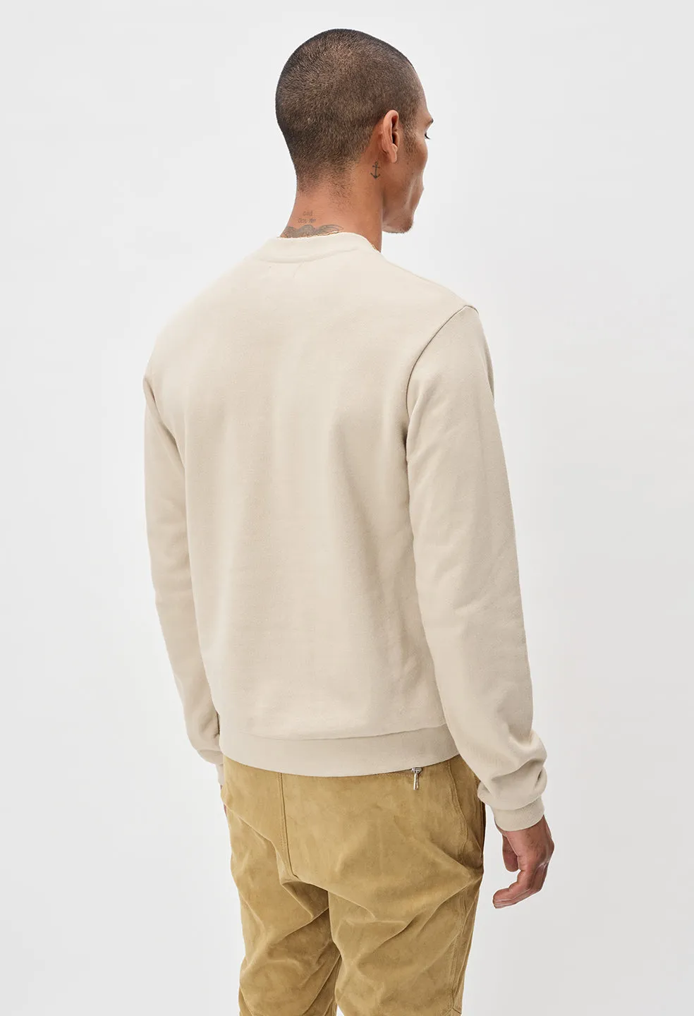 Oversized Crewneck Pullover / Clay