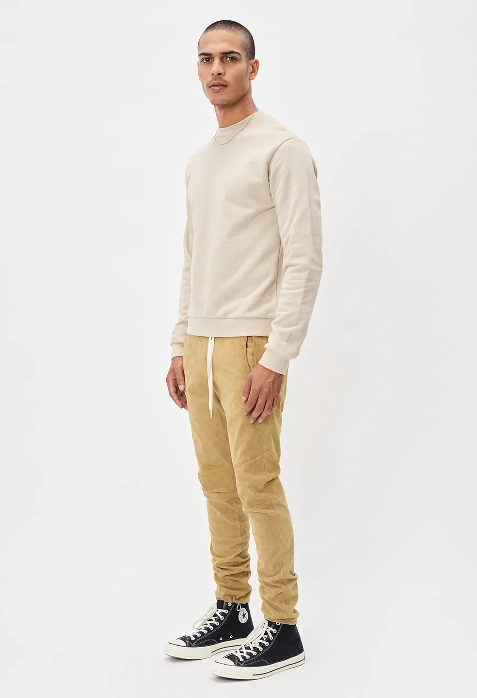 Oversized Crewneck Pullover / Clay