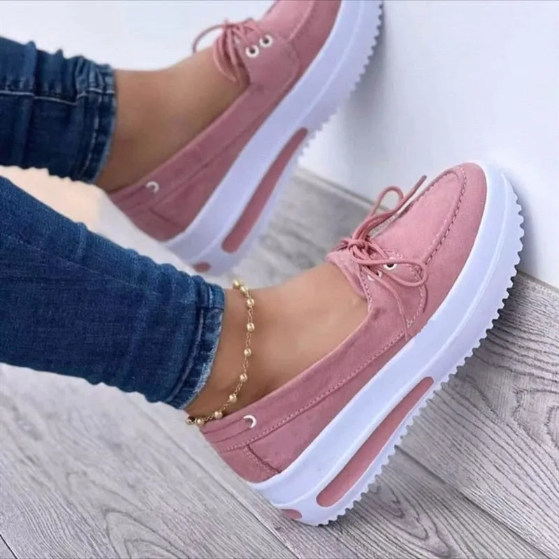 Sonicelife  Size 43 Hemp Rope Woven Platform Shoes Women Bow Slip-on Casual Shoes 2024 Spring White Pink Yellow Shoes zapatos de mujer