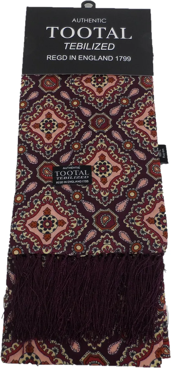 Tootal Mens Tebilized 100% Rayon Printed Scarf