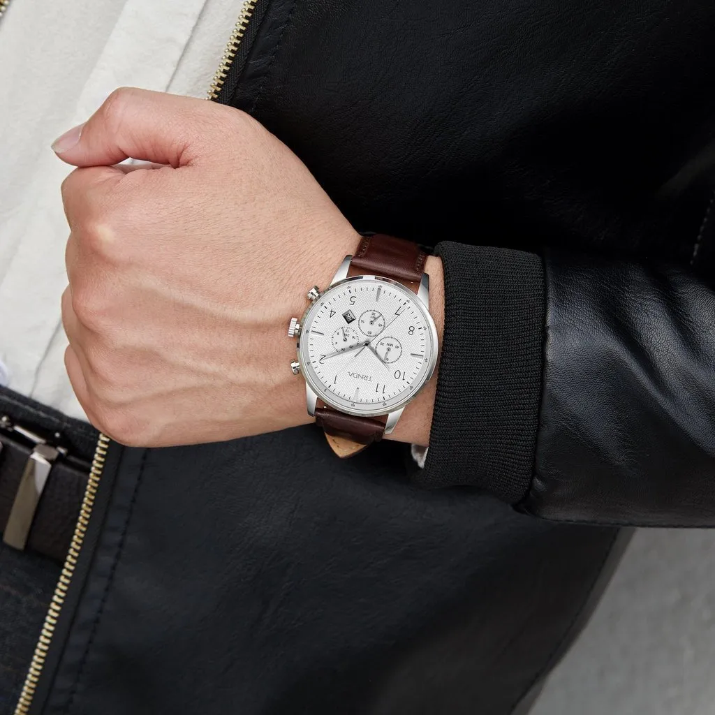 Trnda Stainless Steel Chronograph Men's Watch TR001G2L1-A13BR