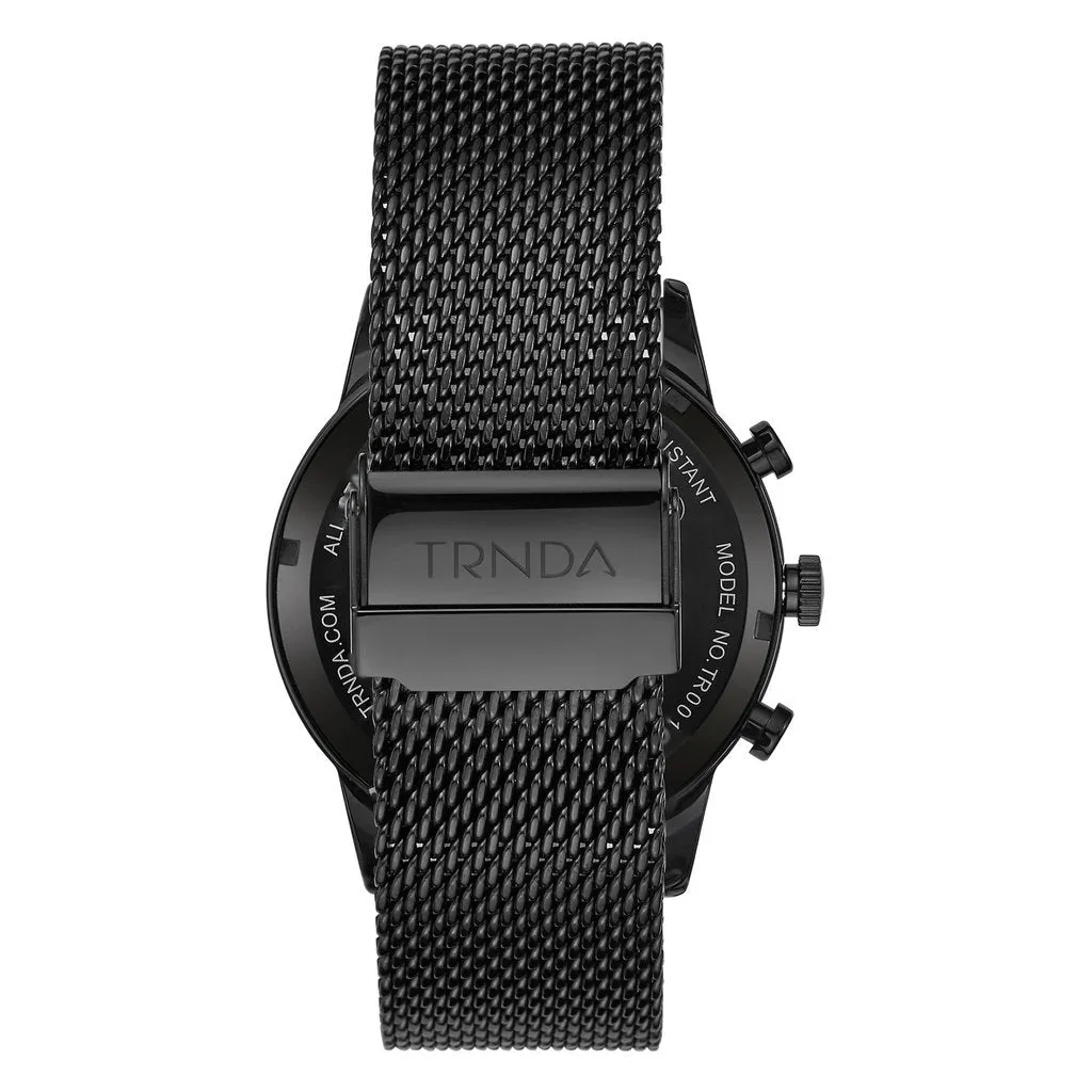 Trnda Stainless Steel Chronograph Men's Watch TR001G2M6-A5B
