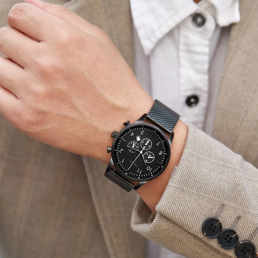 Trnda Stainless Steel Chronograph Men's Watch TR001G2M6-A5B