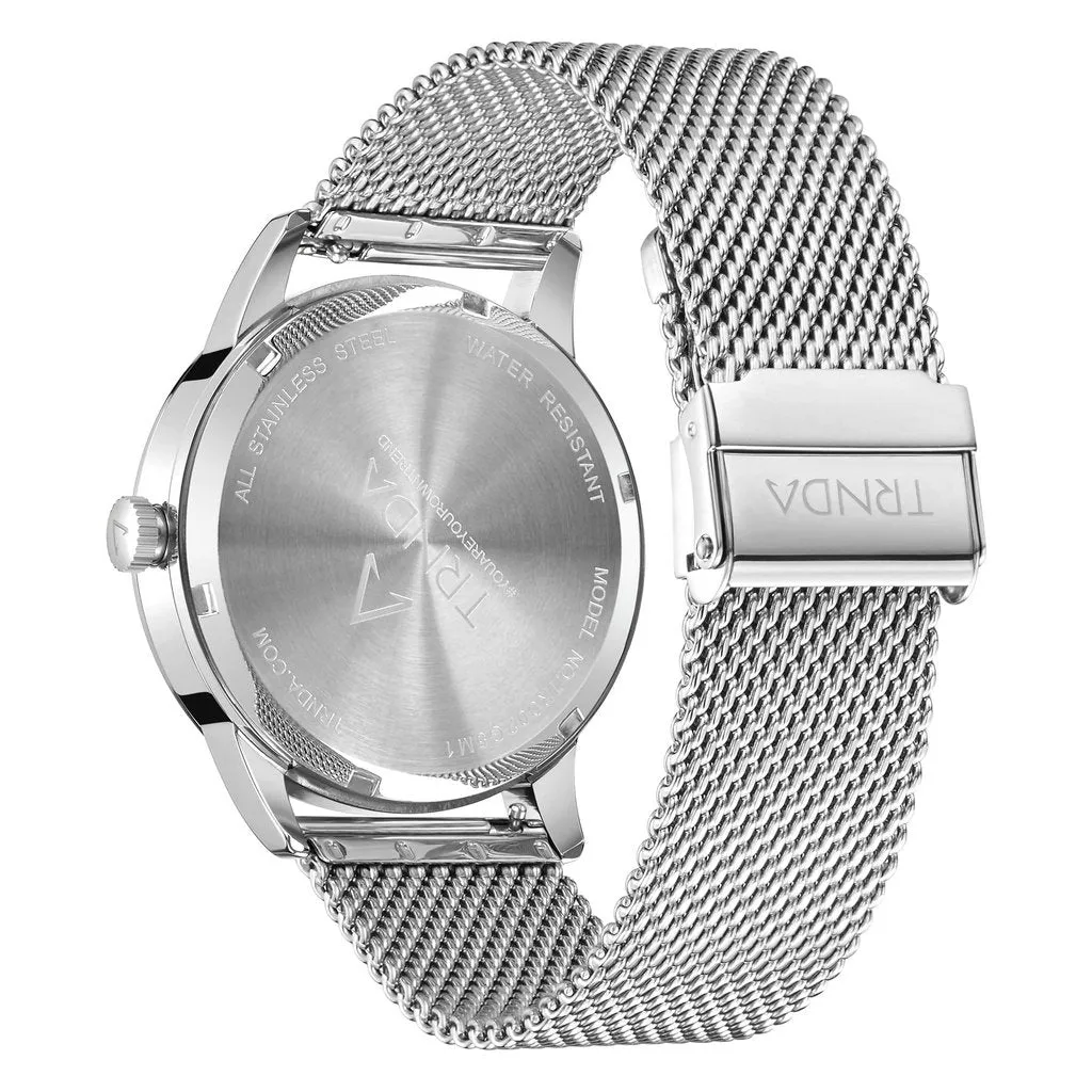Trnda Stainless Steel Men's Watch TR002G5M1-B6S