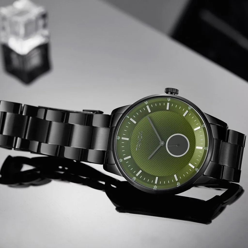 Trnda Stainless Steel Men's Watch TR002G5S6-B11B