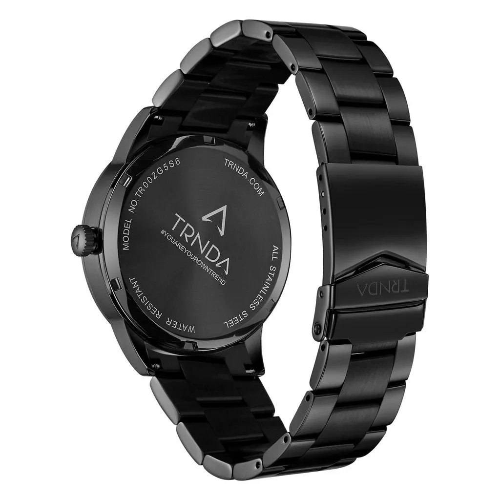Trnda Stainless Steel Men's Watch TR002G5S6-B11B