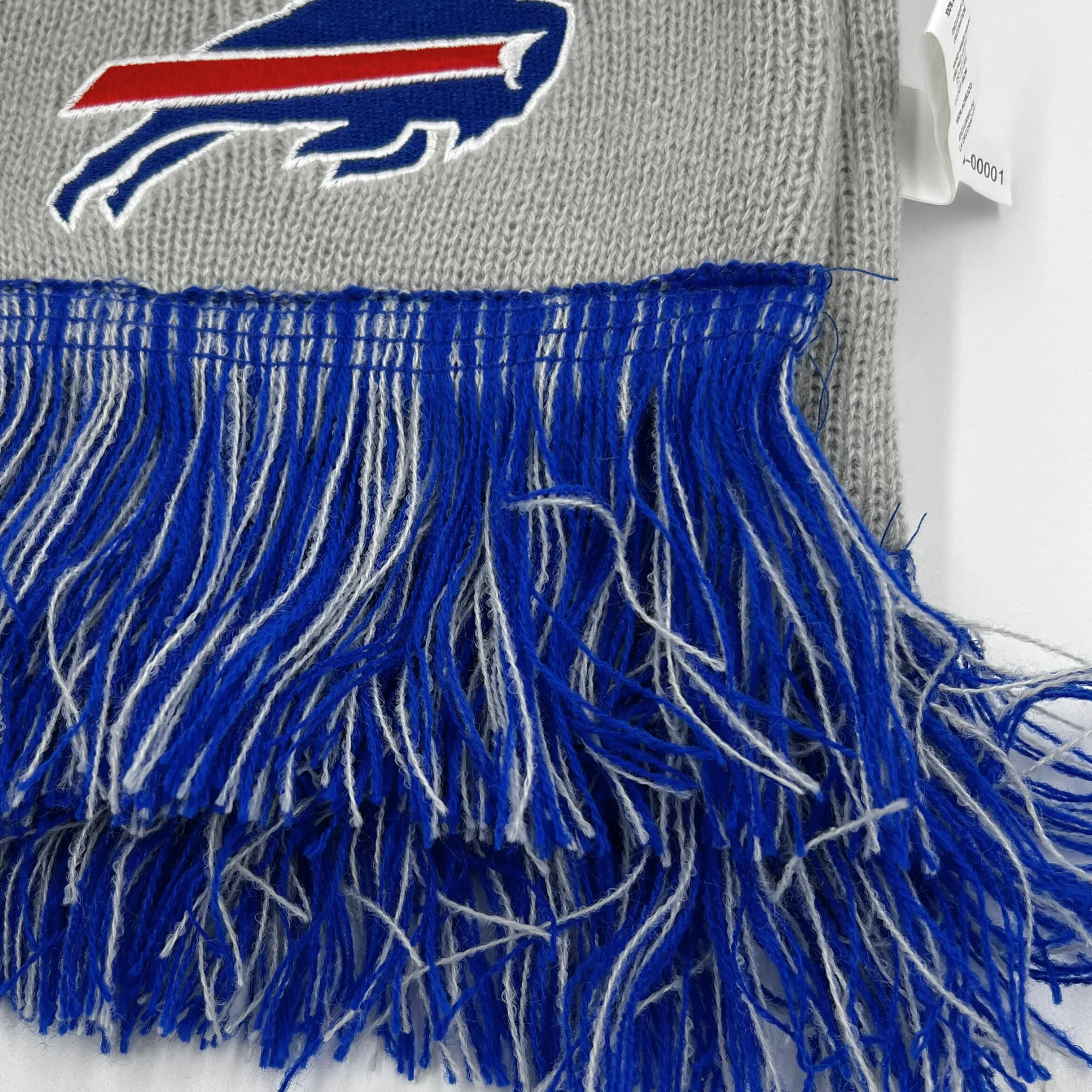 Women's Buffalo Bills Gray & Blue Knit Scarf