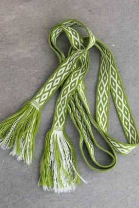 Woven Belt, Apple Green